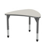 Premier Chevron Adjustable Height Student Desk with Dry Erase Melamine Top - Marco