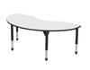 Premier Kidney Adjustable Height Table with Dry Erase Melamine Top - Marco