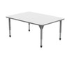 Premier Rectangle Adjustable Height Table with Dry Erase Melamine Top - Marco