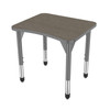 Premier Curve Adjustable Height Student Desk with Light Duty Melamine Top - Marco 43-2291-B