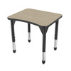 Premier Curve Adjustable Height Student Desk with Light Duty Melamine Top - Marco 43-2291-B
