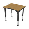 Premier Curve Adjustable Height Student Desk with Light Duty Melamine Top - Marco 43-2291-B