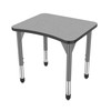 Premier Curve Adjustable Height Student Desk with Light Duty Melamine Top - Marco 43-2291-B