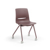 LimeLite Four Leg Nesting Armless Chair with Casters - KI LLA100