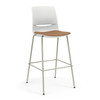 30" Seat Height LimeLite Four Leg Armless Cafe Stool with Upholstered Seat - KI LL4200