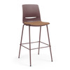 30" Seat Height LimeLite Four Leg Armless Cafe Stool with Upholstered Seat - KI LL4200