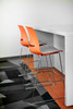 LimeLite High Density Armless Stack Stool with Upholstered Seat - KI LLS200H