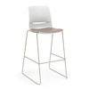 30" Seat Height LimeLite High Density Armless Stack Stool with Upholstered Seat - KI LLS200H