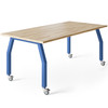 Innovation Maker Rectangle Table with Solid Wood Top - Allied AI420000HW