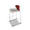 Arcozi Bistro-Height Sled Base Stack Chair with Upholstered Seat - Safco ASC4U