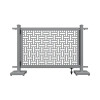 Square Weave Straight Stands Gate Set - SelectSpace Partitions - GS101