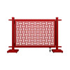 Square Weave Straight Stands Gate Set - SelectSpace Partitions - GS101