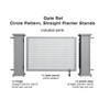 Circle Corner & Straight Planter Stands Gate Set - SelectSpace Partitions - GS004