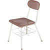 Hard Plastic Bookbasket Chair - Columbia CH-HP-BB-G
