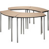 Collaborative Concave Nesting Desk Minus - Columbia DK-NST-MINU-2238-30 **Multiple Units Shown with Convex Version - Sold Separately**
