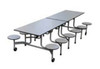 Folding Cafeteria Table - Columbia TB-CF **Open Stool Style Example**