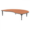 Apex Kidney Adjustable Height Floor Table with Light Duty Melamine Top - Marco 38-2268-C 