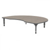 Apex Kidney Adjustable Height Floor Table with Light Duty Melamine Top - Marco 38-2268-C 