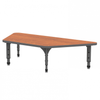 Apex Trapezoid Adjustable Height Floor Table with Light Duty Melamine Top - Marco