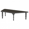 Apex Trapezoid Adjustable Height Floor Table with Light Duty Melamine Top - Marco