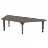 Apex Trapezoid Adjustable Height Floor Table with Light Duty Melamine Top - Marco