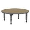 Apex Series Round Floor Tables with Light Duty Melamine Top - Marco
