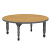 Apex Series Round Floor Tables with Light Duty Melamine Top - Marco