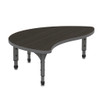 Apex Wave Half Round Adjustable Height Floor Table with Light Duty Melamine Top - Marco 38-2252-C