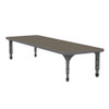 Apex Rectangle Adjustable Height Floor Table with Light Duty Melamine Top - Marco