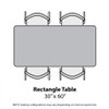 MG2200 Series Rectangle Activity Table - Marco Group