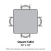 MG2200 Series Square Activity Table - Marco Group