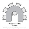 MG2200 Series Horseshoe Activity Table - Marco Group