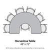 MG2200 Series Horseshoe Activity Table - Marco Group