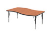 MG2200 Series Wave Adjustable Height Activity Table with Light Duty Melamine Top - Marco
