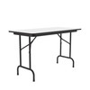 High Intensity Color Rectangular Deluxe High Pressure Fixed Height Folding Table - Correll
