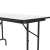 High Intensity Color Rectangular Deluxe High Pressure Fixed Height Folding Table - Correll