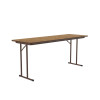 Off Set Leg Folding Seminar Table with Thermal Fused Laminate Top - Correll ST Series