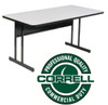 Desk Height High Pressure Laminate Work Station and Student Desk - Correll WS Series