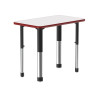 Rectangle Collaborative Desk with Deluxe High Pressure Laminate Top - Correll AD3420-REC