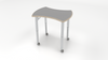 ESTO Hourglass Student Desk with FENIX Desktop - CEF 