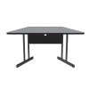 Trapezoid Desk Height Thermal Fused Laminate Work Station and Student Desk- Correll WS3060TFTR