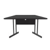 Trapezoid Desk Height Thermal Fused Laminate Work Station and Student Desk- Correll WS3060TFTR
