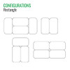 Rectangle Desk Configurations - Correll