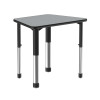 Trapezoid Collaborative Desk with Thermal Fused Laminate Top - Correll AD2333TF-TRP