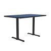 Rectangular Table Height Deluxe High Pressure Laminate Café and Breakroom Table with T-Base - Correll BTT Series