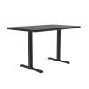 Rectangular Table Height Deluxe High Pressure Laminate Café and Breakroom Table with T Base - Correll BTT Series