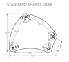 Hierarchy Shapes Desks - MooreCo