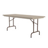 Rectangular Heavy Duty Blow-Molded Plastic Folding Table and Chair Set - Correll R3072-8RC350