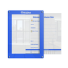 Ghent Slide Changeable Healthcare Glassboard