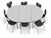 Creator Conference Table and Hierarchy Chair Bundle - MooreCo